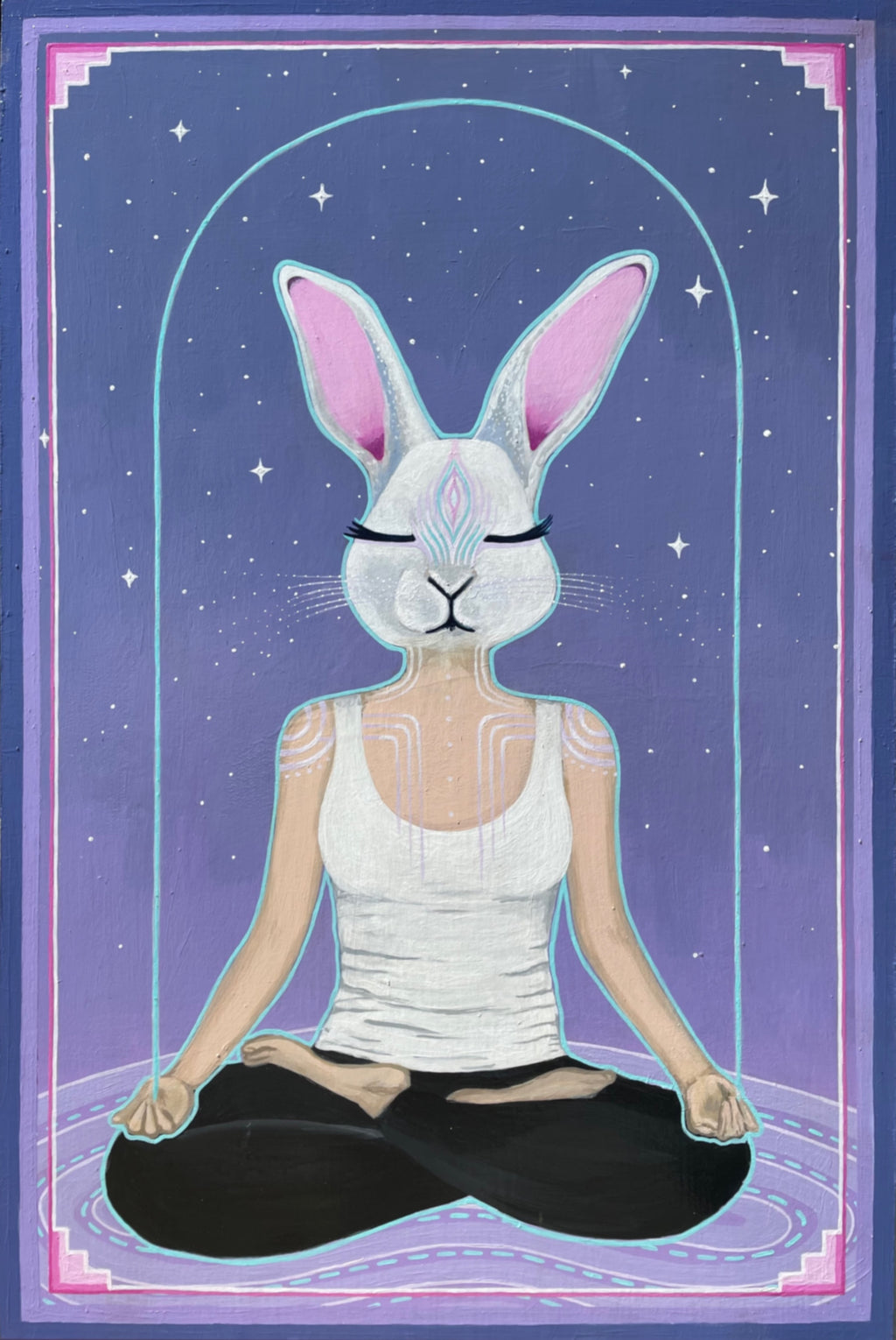 Zen Bunny - Tamar Atik Art