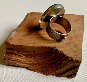 Malachite Silver Ring - Tamar Atik Art