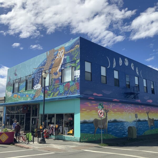 Honor the land murals. Front and side.