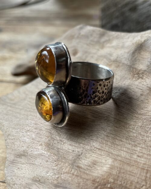 Double Amber Ring