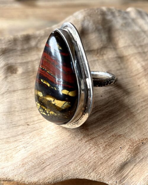 Iron Tiger Eye Ring