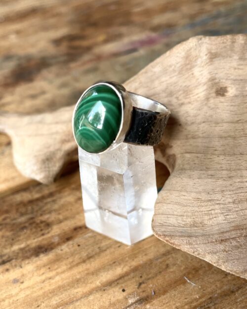 Malachite Oval Ring