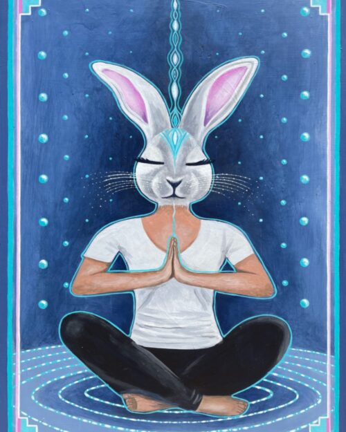 ‘Zen Bunny, (2)’