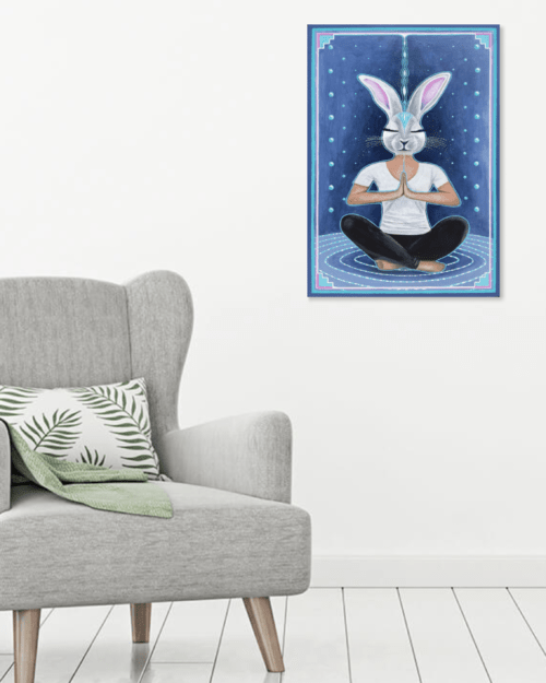 ‘Zen Bunny, (2)’